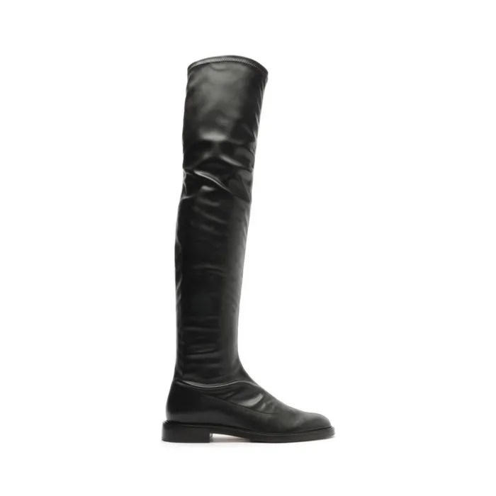 Boots Kaolin Over The Knee Leather Boot Black Schutz Shoes Boots