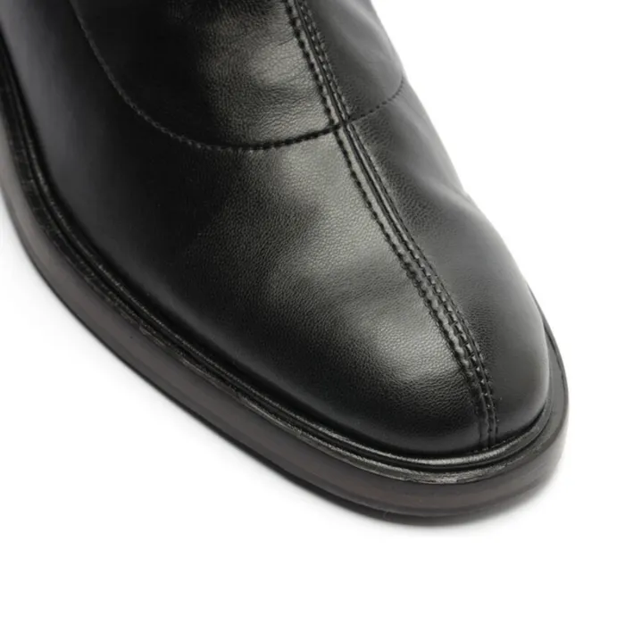 Boots Kaolin Over The Knee Leather Boot Black Schutz Shoes Boots
