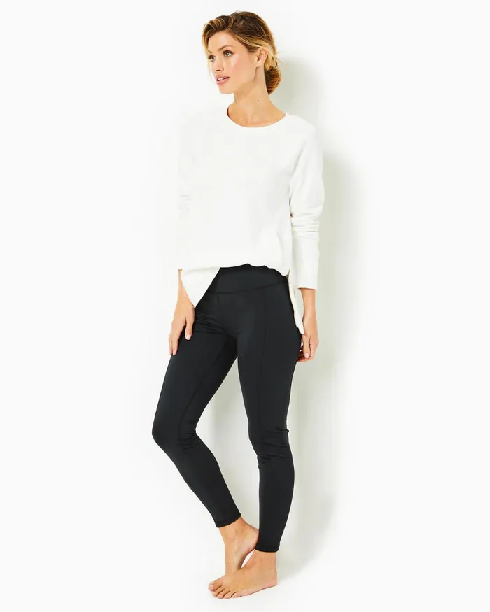 Bottoms WomenHome and Gifts Lilly Pulitzer UPF 50 Luxletic 26034 Weekender High Rise Legging Onyx