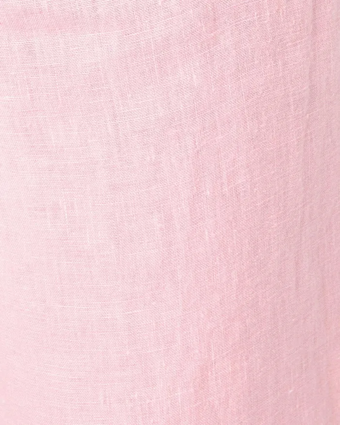 Bottoms Women Lilly Pulitzer 31034 Taron MidRise Linen Pant Pink Blossom Bottoms Women Lilly Pulitzer 31034 Taron MidRise Linen Pant Pink Blossom