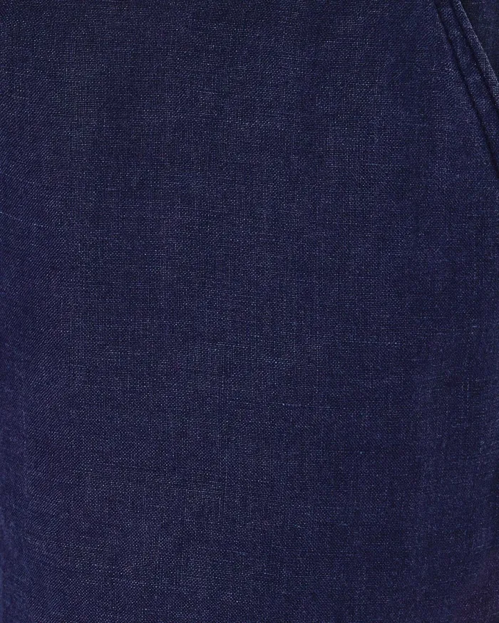 Bottoms Women Lilly Pulitzer 32034 Breeta Linen Trouser True Navy X True Navy Bottoms Women Lilly Pulitzer 32034 Breeta Linen Trouser True Navy X True Navy