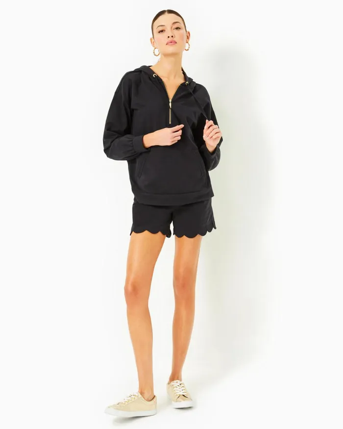 Bottoms Women Lilly Pulitzer 5034 Leva Knit Short Onyx