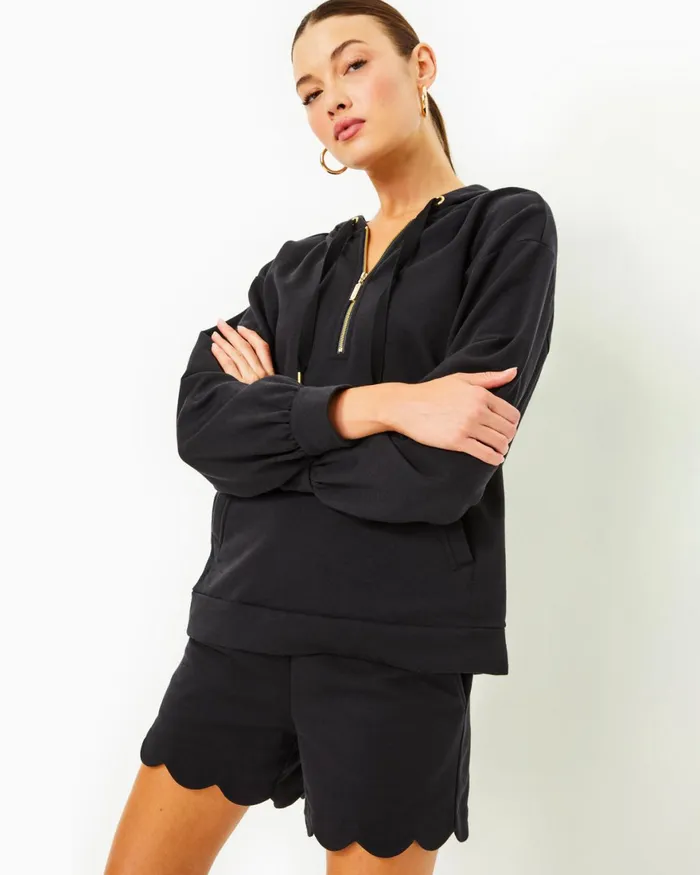 Bottoms Women Lilly Pulitzer 5034 Leva Knit Short Onyx