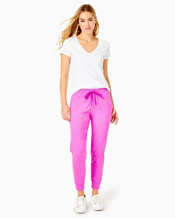 Bottoms Women Lilly Pulitzer UPF 50 27034 Lillabeth Pant Heathered Elderberry Bottoms Women Lilly Pulitzer UPF 50 27034 Lillabeth Pant Heathered Elderberry