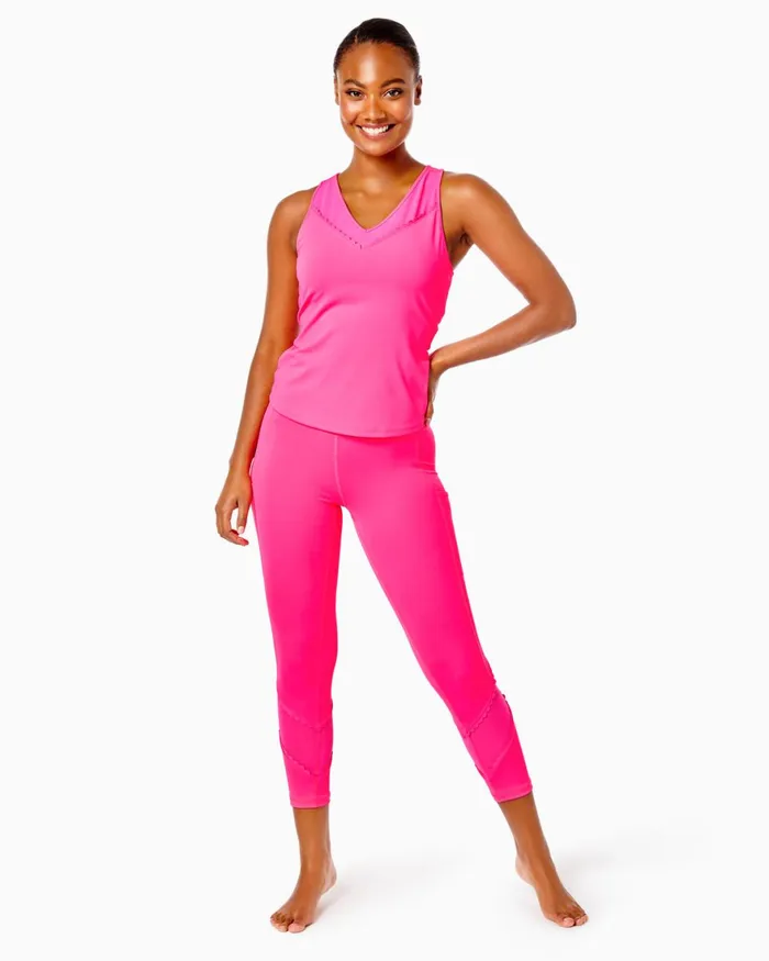Bottoms Women Lilly Pulitzer UPF 50 Luxletic 24034 Weekender HighRise Midi Legging Multi Seaweed Samba Bottoms Women Lilly Pulitzer UPF 50 Luxletic 24034 Weekender HighRise Midi Legging Multi Seaweed Samba