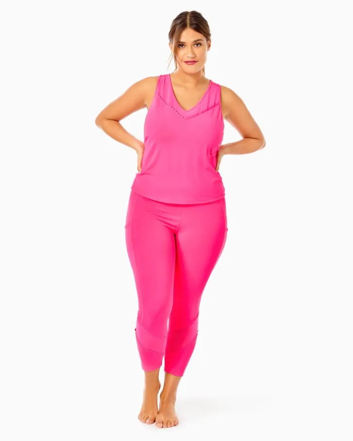 Bottoms Women Lilly Pulitzer UPF 50 Luxletic 24034 Weekender HighRise Midi Legging Multi Seaweed Samba Bottoms Women Lilly Pulitzer UPF 50 Luxletic 24034 Weekender HighRise Midi Legging Multi Seaweed Samba