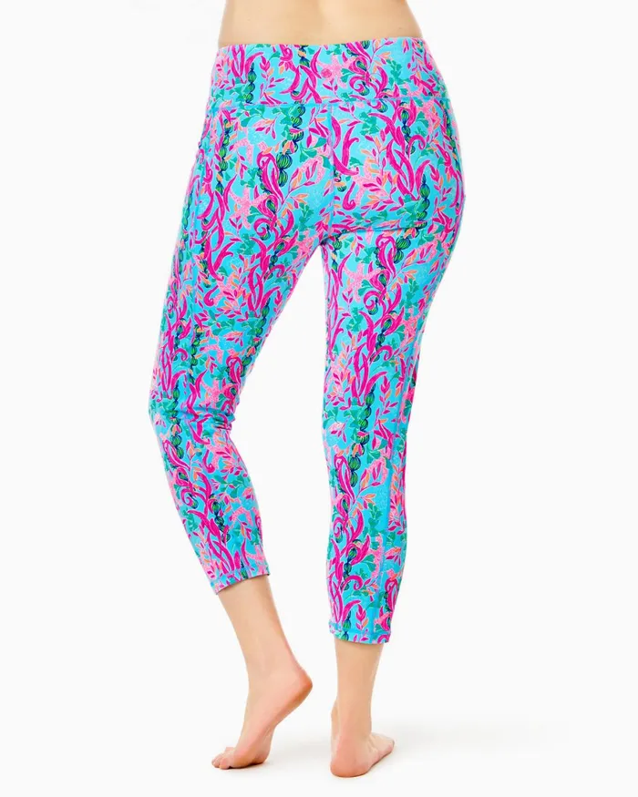 Bottoms Women Lilly Pulitzer UPF 50 Luxletic 24034 Weekender HighRise Midi Legging Multi Seaweed Samba Bottoms Women Lilly Pulitzer UPF 50 Luxletic 24034 Weekender HighRise Midi Legging Multi Seaweed Samba