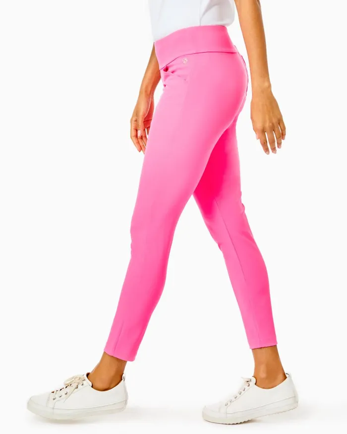 Bottoms Women Lilly Pulitzer UPF 50 Luxletic 28034 Corso Pant Aura Pink
