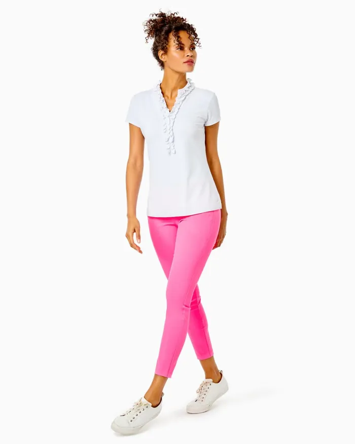 Bottoms Women Lilly Pulitzer UPF 50 Luxletic 28034 Corso Pant Aura Pink