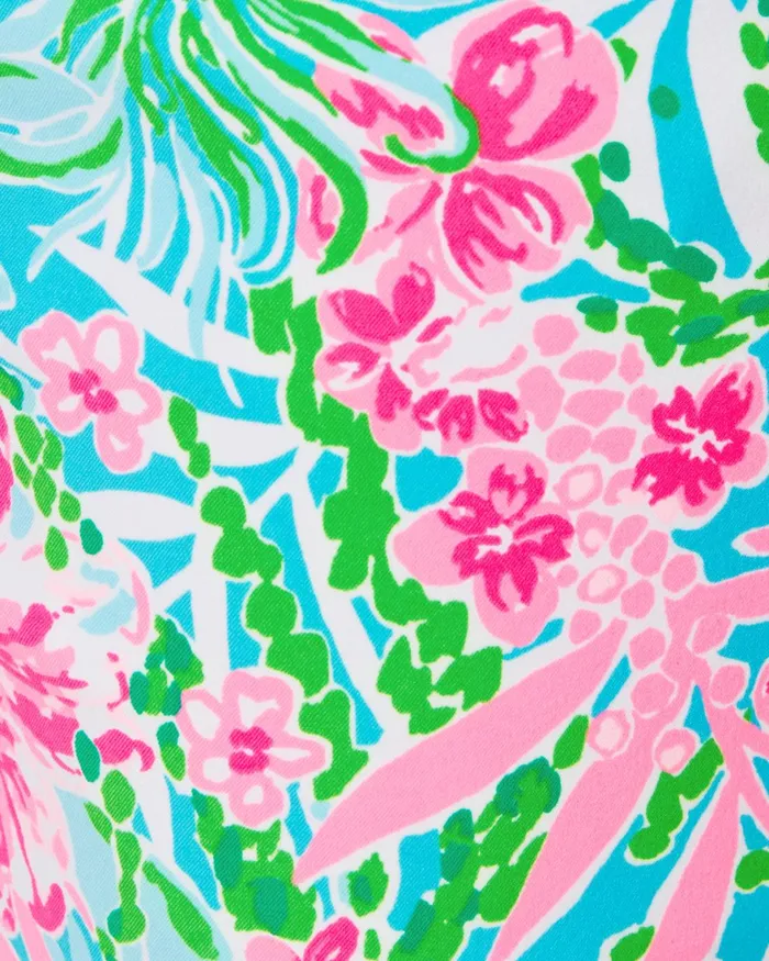 Bottoms Women Lilly Pulitzer UPF 50 Luxletic 9034 Reid Short Amalfi Blue Leaf It Wild Golf Bottoms Women Lilly Pulitzer UPF 50 Luxletic 9034 Reid Short Amalfi Blue Leaf It Wild Golf