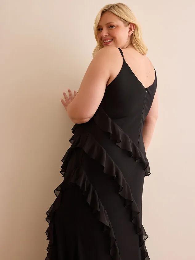 Bridgette Ruffle Maxi Dress Black Women Altar039d State Dresses Bridgette Ruffle Maxi Dress Black Women Altar039d State Dresses