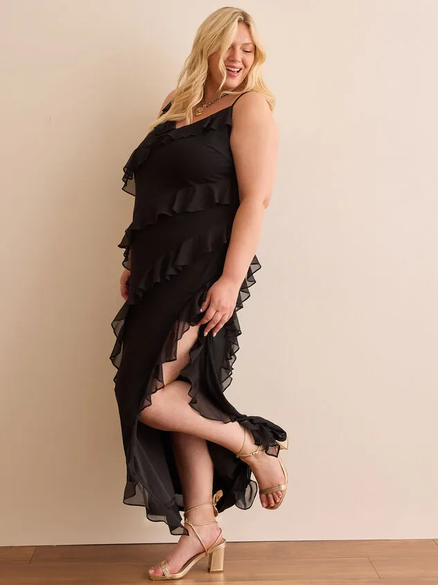 Bridgette Ruffle Maxi Dress Black Women Altar039d State Dresses Bridgette Ruffle Maxi Dress Black Women Altar039d State Dresses