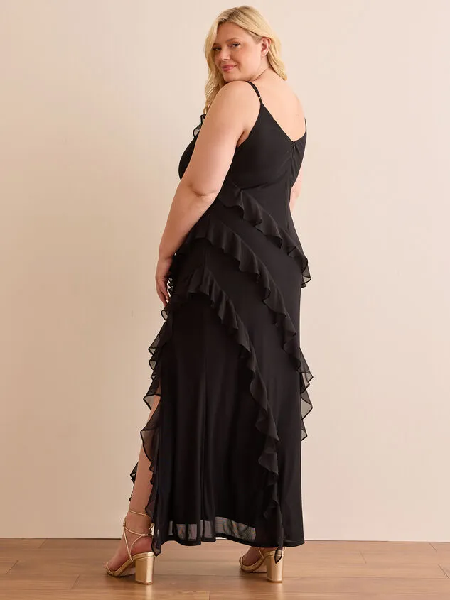 Bridgette Ruffle Maxi Dress Black Women Altar039d State Dresses Bridgette Ruffle Maxi Dress Black Women Altar039d State Dresses