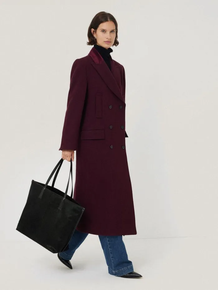 Calf Hair Leather Tote Black Women Jigsaw Bags