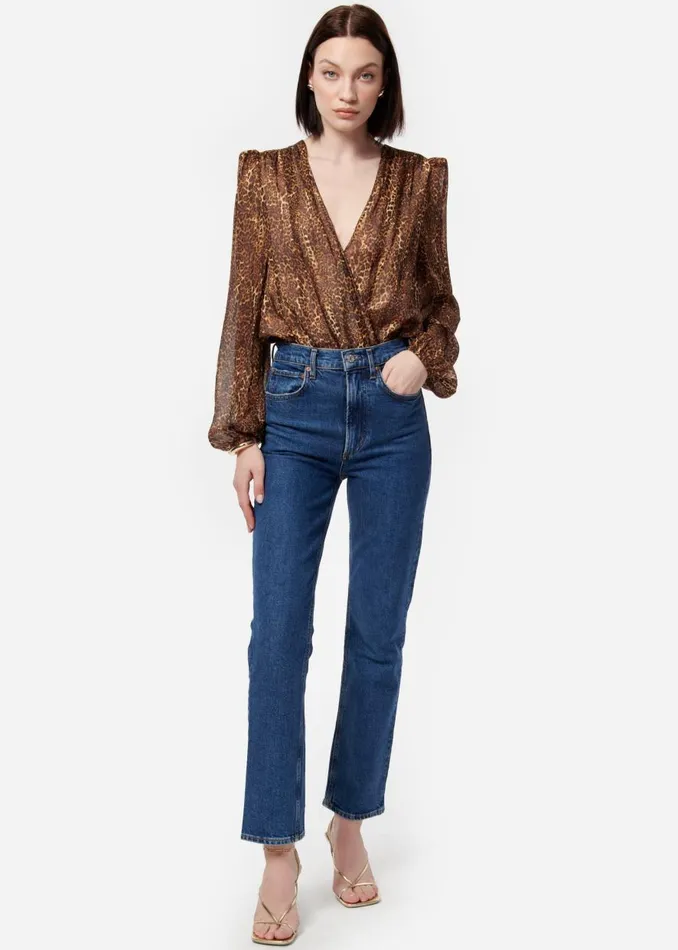 CAMI NYC Bodysuits Women Isa Bodysuit Animal Print