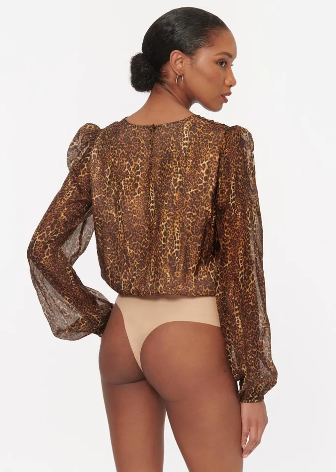 CAMI NYC Bodysuits Women Isa Bodysuit Animal Print