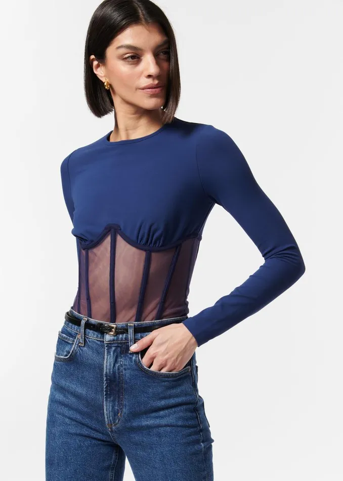 CAMI NYC Bodysuits Women Zoma Bodysuit Eclipse