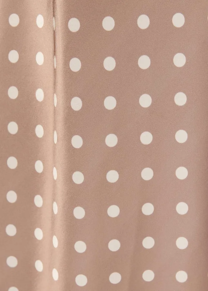 CAMI NYC Bottoms Women Prue Skirt Macadamia Dot