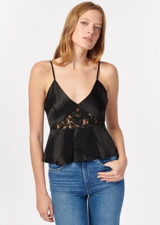 CAMI NYC Camisoles Women Adelaide Camisole Black