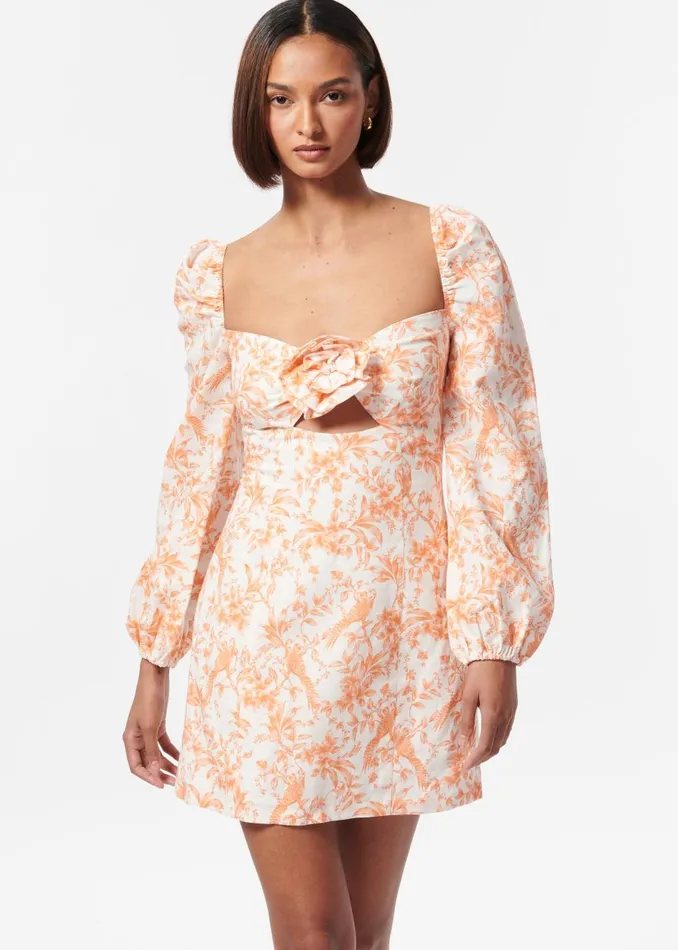 CAMI NYC Dresses Women Swetha Dress Papaya Toile