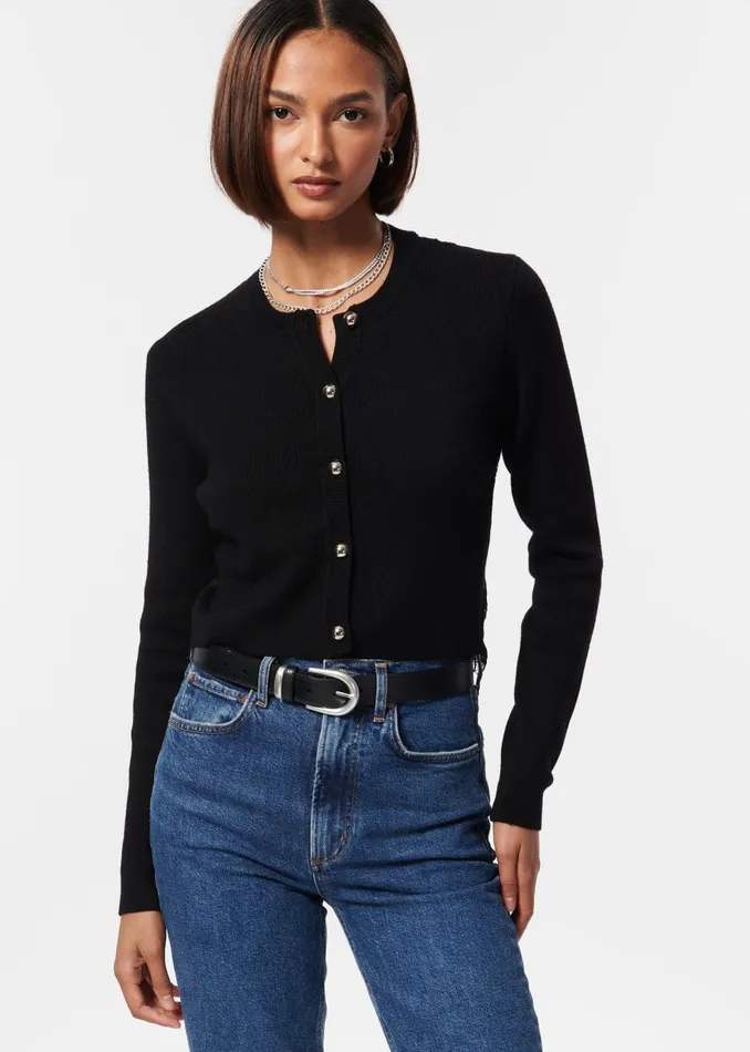 CAMI NYC Tops and Sweaters Women Aurla Cardigan Black