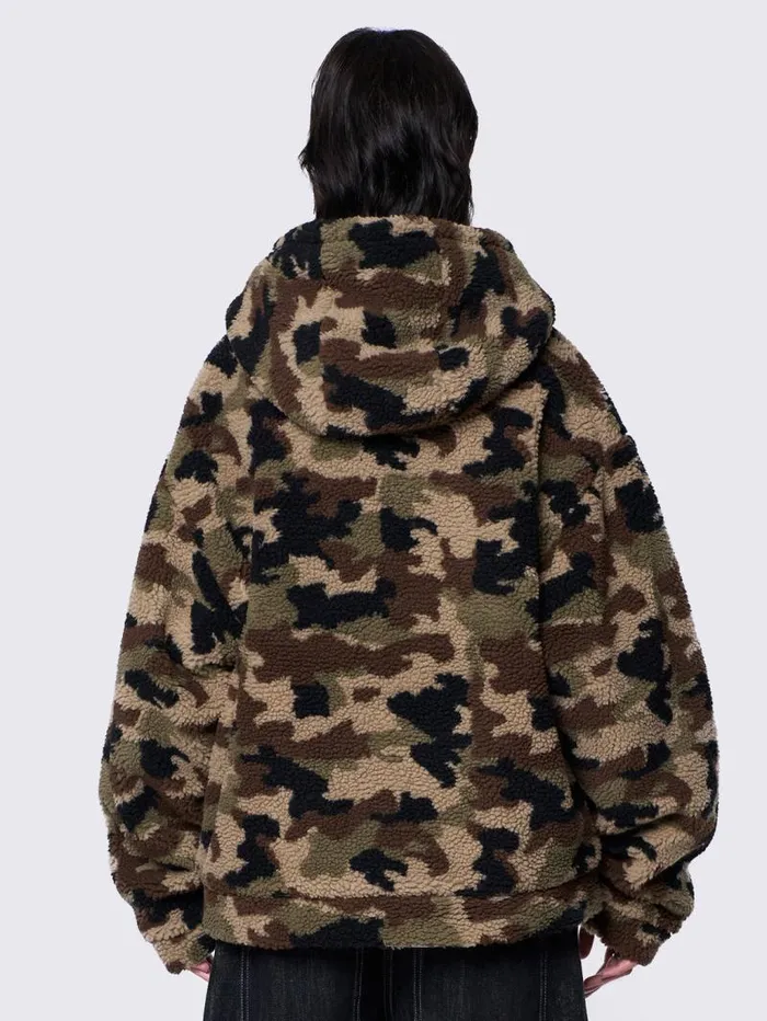 Camo Borg Jacket Women Minga London Jackets Camo Borg Jacket Women Minga London Jackets