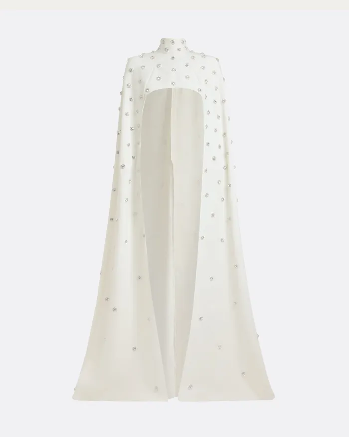 Capes and Harnesses Women Manore Ivory Embroidered Harness Ivory Safiyaa