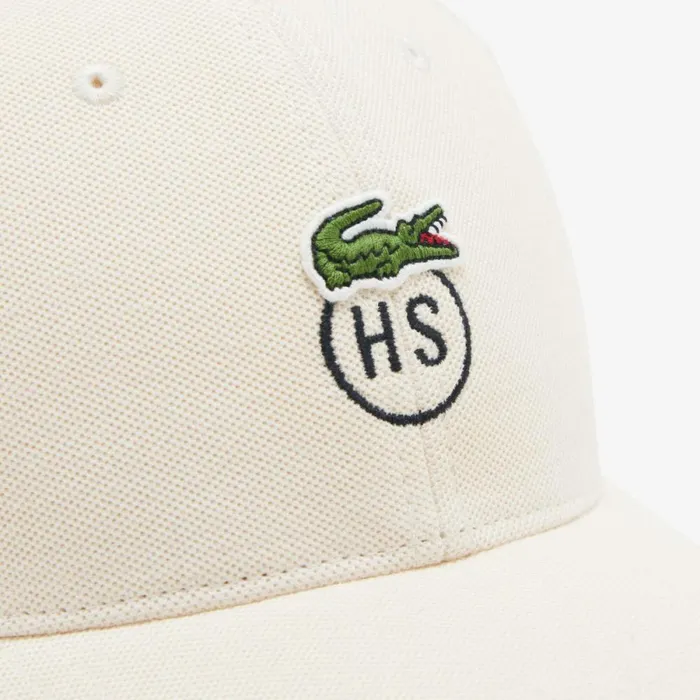 Caps and Hats MenWomen Lacoste Unisex Lacoste X Highsnobiety Cotton Piqu Cap Beige Iit