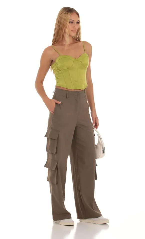 Cargo Pants Brown Women LUCY IN THE SKY Pants