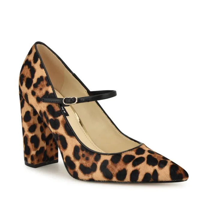 Carlien Mary Jane Pumps Leopard Women Nine West Heels