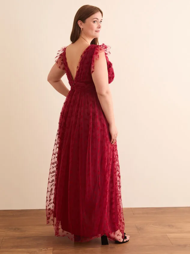 Cassandra Velvet Embroidered Maxi Dress Emerald Women Altar039d State Dresses