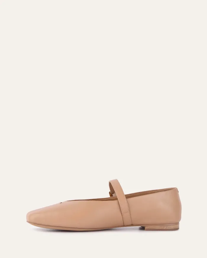 CASUAL April casual flats tan leather 8211 jomercer Women