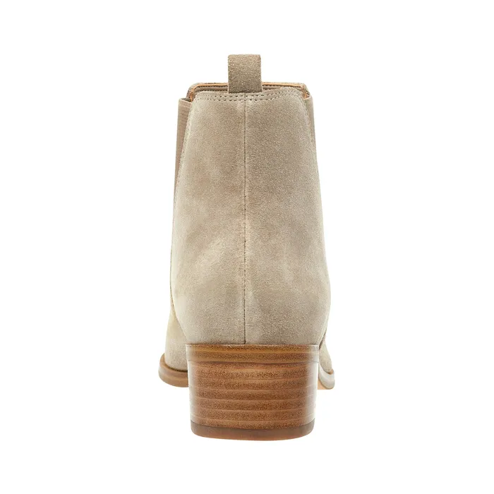 Casual Boots Marc Fisher Women Yale Pointy Toe Chelsea Bootie Taupe Suede