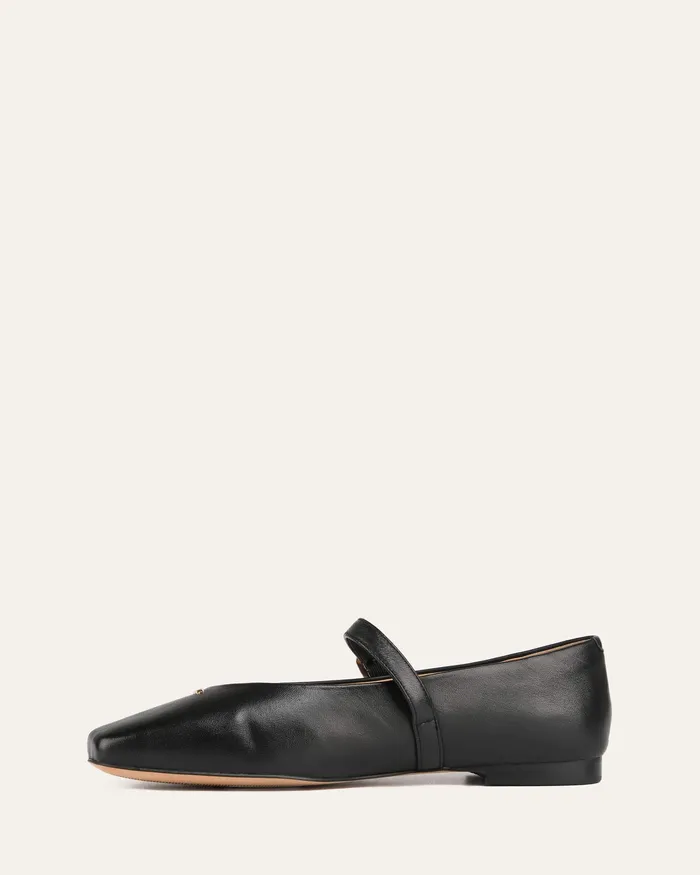 CASUAL jomercer Women April casual flats black leather CASUAL jomercer Women April casual flats black leather