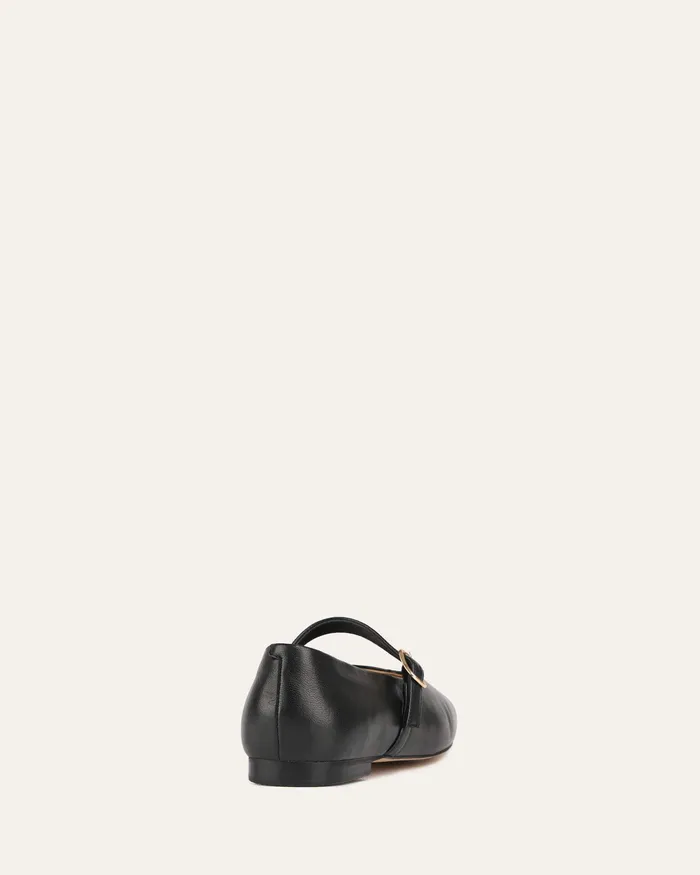 CASUAL jomercer Women April casual flats black leather CASUAL jomercer Women April casual flats black leather