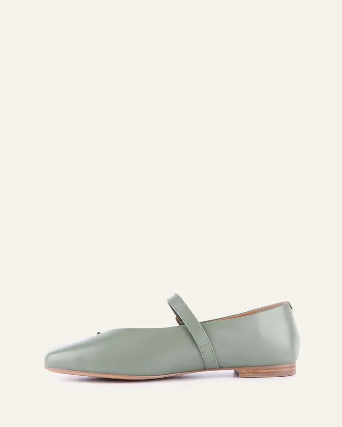 CASUAL jomercer Women April casual flats pistachio green leather CASUAL jomercer Women April casual flats pistachio green leather