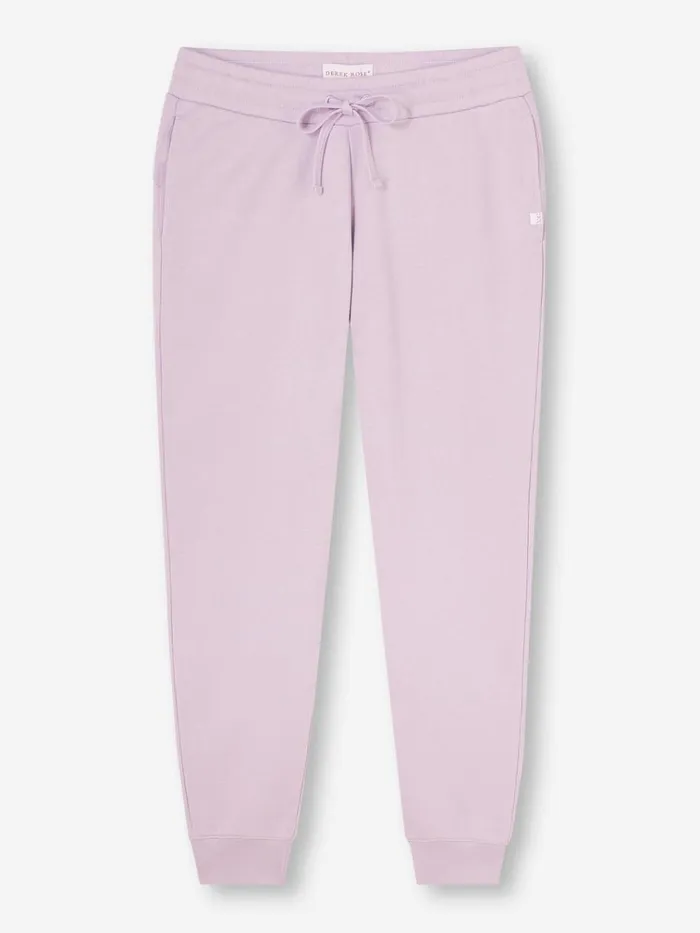 Casual Pants Women Derek Rose Sweatpants Quinn Cotton Modal Lilac