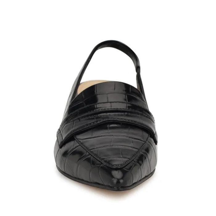 Charlot Tailored Slingback Pumps Black Women Nine West Heels
