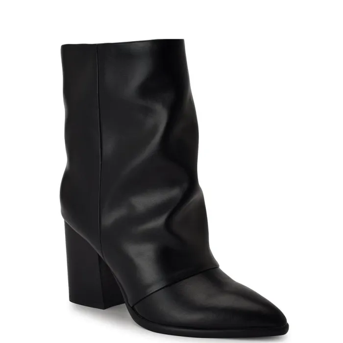 Chaye Slouch Booties Black Women Nine West Boots and Booties