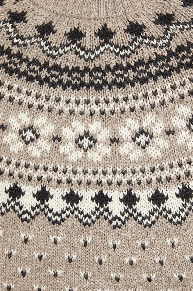Christy Dawn Sweaters and Outerwear Women The Linnea Sweater Oatmeal Fair Isle