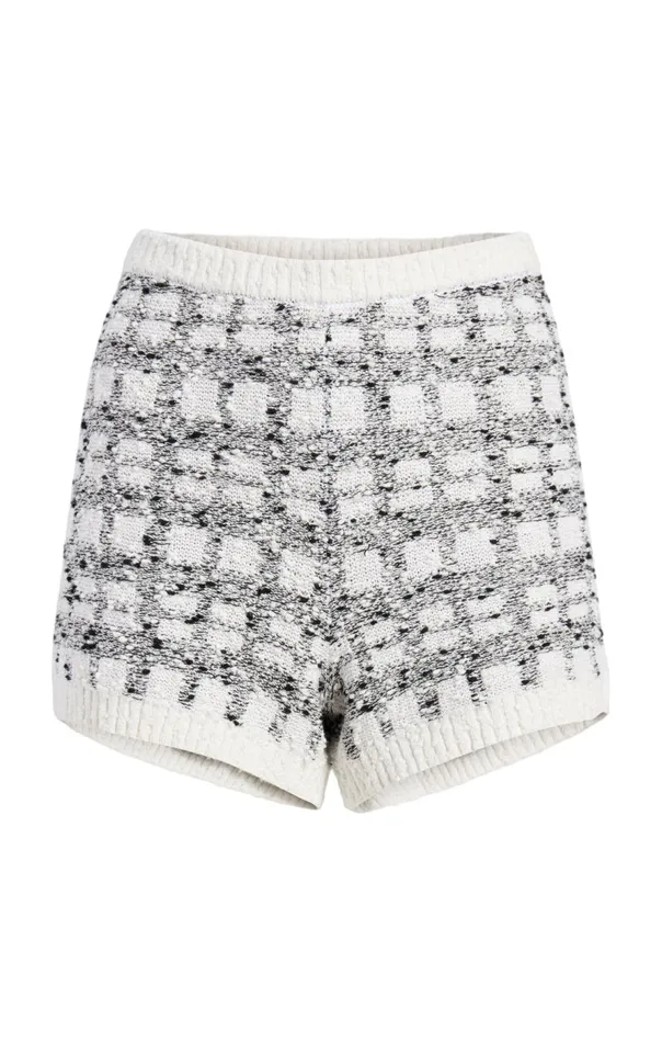 Cinq Sept Adalee Shorts Blackwhite Women Sweaters and Knits