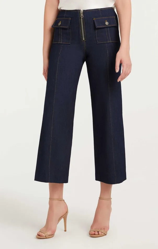 Cinq Sept Azure Pant Indigo Women Pants