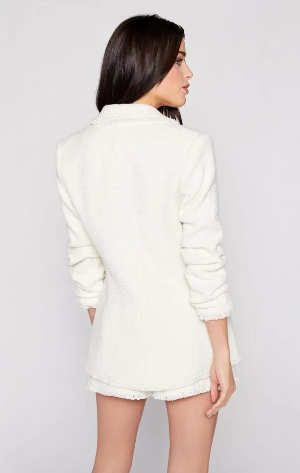 Cinq Sept Boucle Khloe Blazer Gardenia Women Blazers