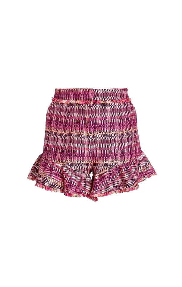Cinq Sept Boxweave Lexie Short Pinkcandymulti Women Shorts