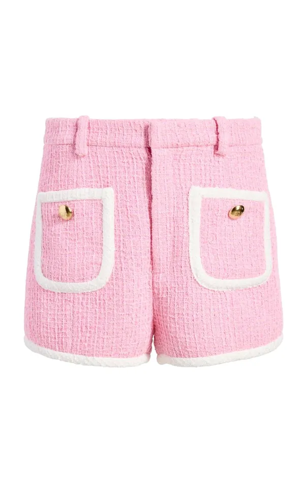 Cinq Sept Contrast Auden Short Flamingowhite Women Shorts