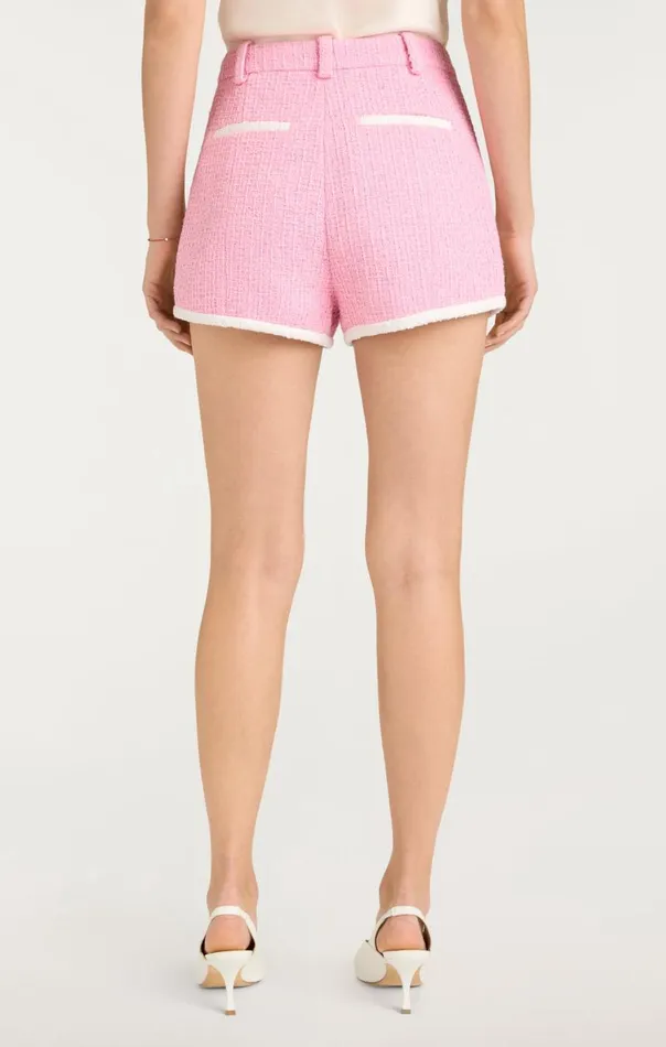 Cinq Sept Contrast Auden Short Flamingowhite Women Shorts