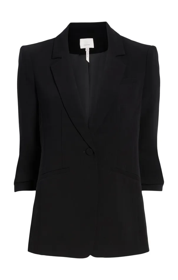 Cinq Sept Crepe Khloe Blazer Navy Women Blazers