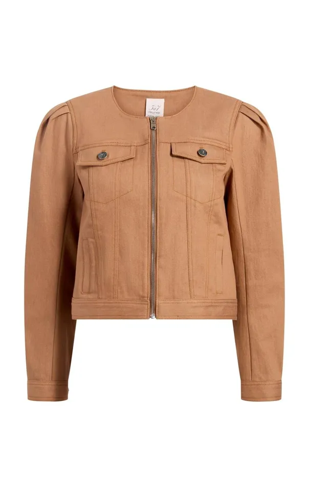 Cinq Sept Dalia Jacket Cocoa Women Denim