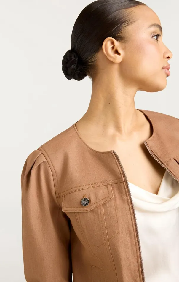 Cinq Sept Dalia Jacket Cocoa Women Denim