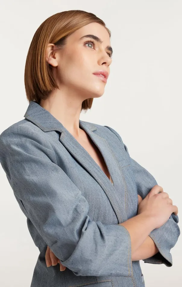 Cinq Sept Denim Khloe Blazer Lightindigo Women Denim